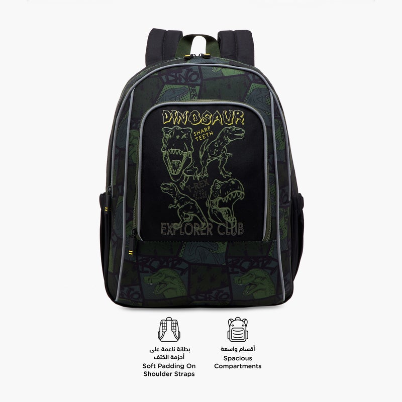 LIFESTYLE حقيبة ظهر بطبعة ديناصور للأطفال - Image 4